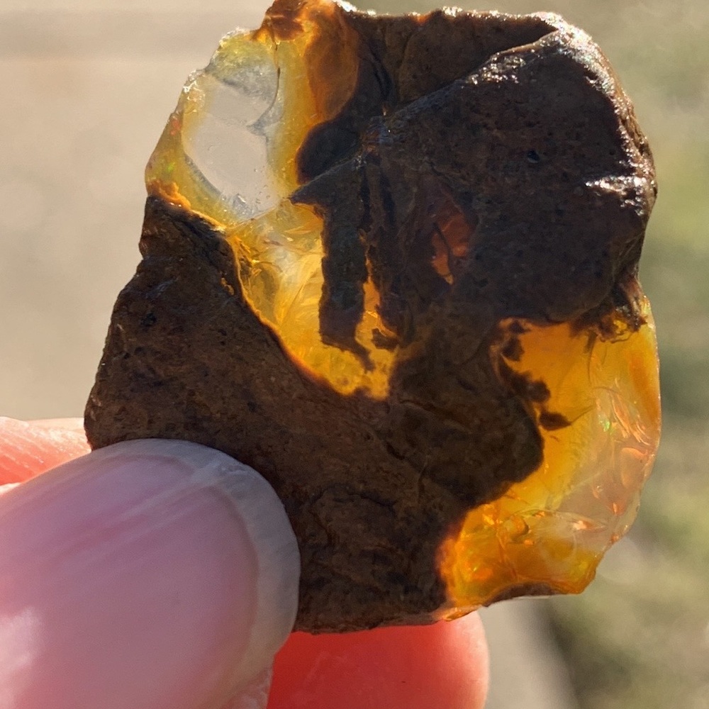 Crystal Opal 51.25Ct Natural Ethiopian Water Crystal Opal Specimen - Picture 6 of 17